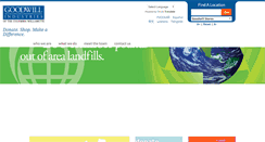 Desktop Screenshot of meetgoodwill.org